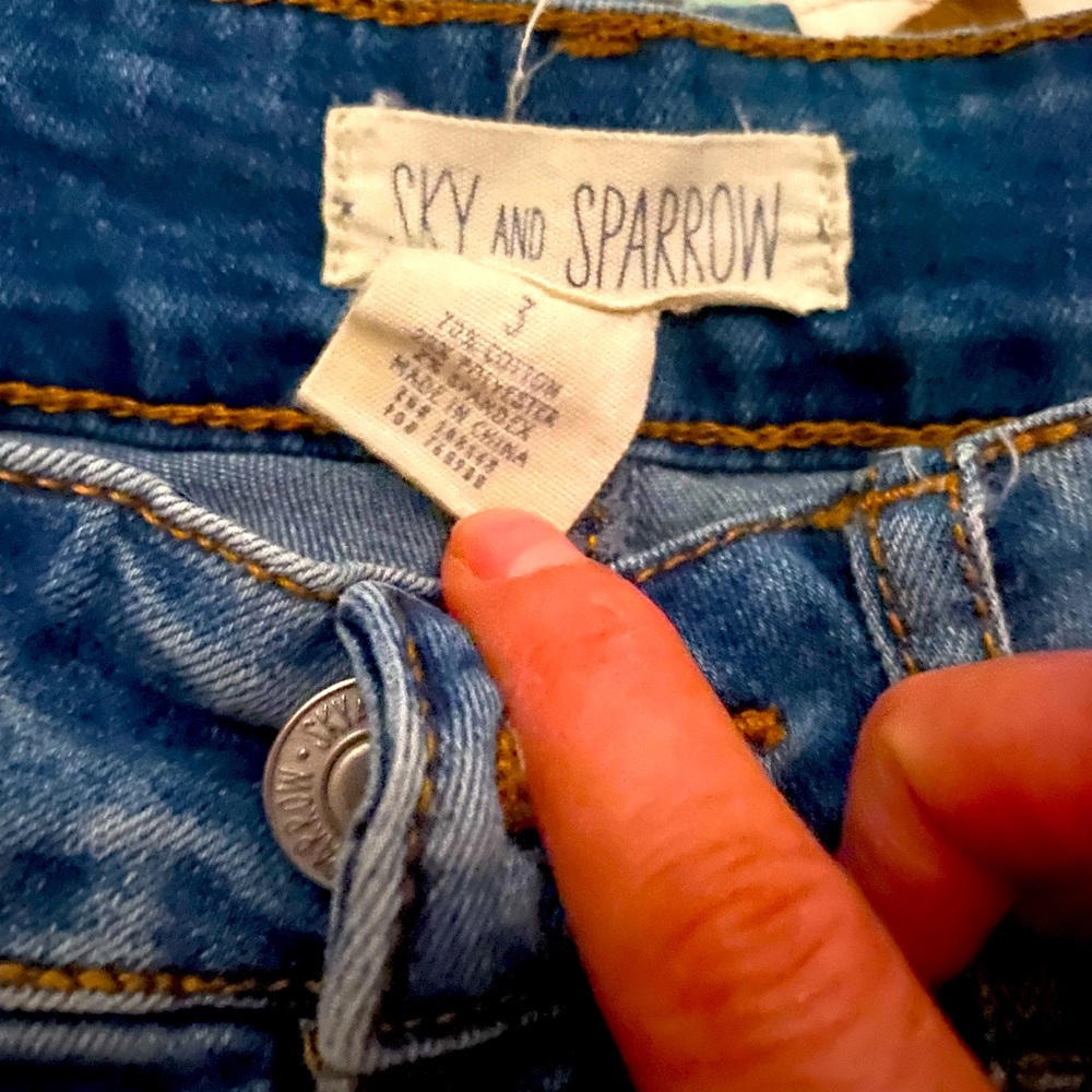 ~Sky & Sparrow ~ Summertime Crop Jean 3S